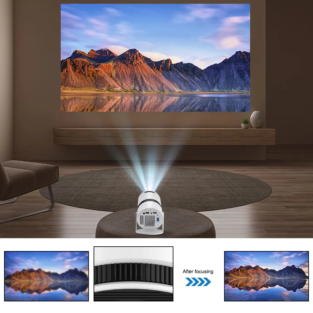 NanoVision Mini Projector 4K 1080P Support